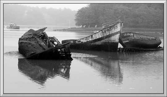 cimetière des bateaux Lanester 56