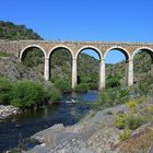 Cinco arcos perfectos sobre el rio salor