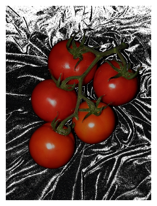 Cinco tomates.