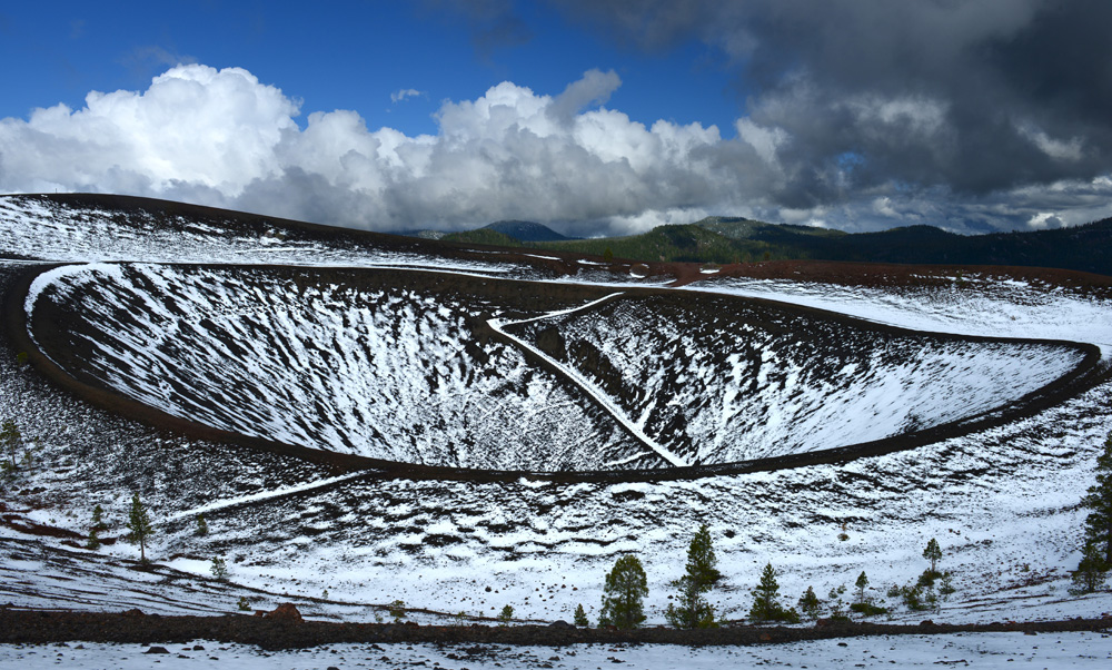 Cinder cone im Lassen NP