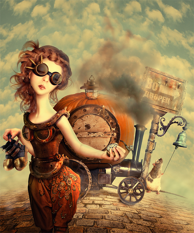 Cinderella. Steampunk story