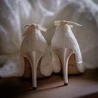 Cinderellas Brautschuhe in froher Erwartung .....