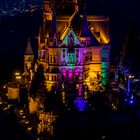 Cinderellas bunte Welt bei Nacht