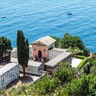 Cinque Terre. Manarola. Blick auf Friedhof.