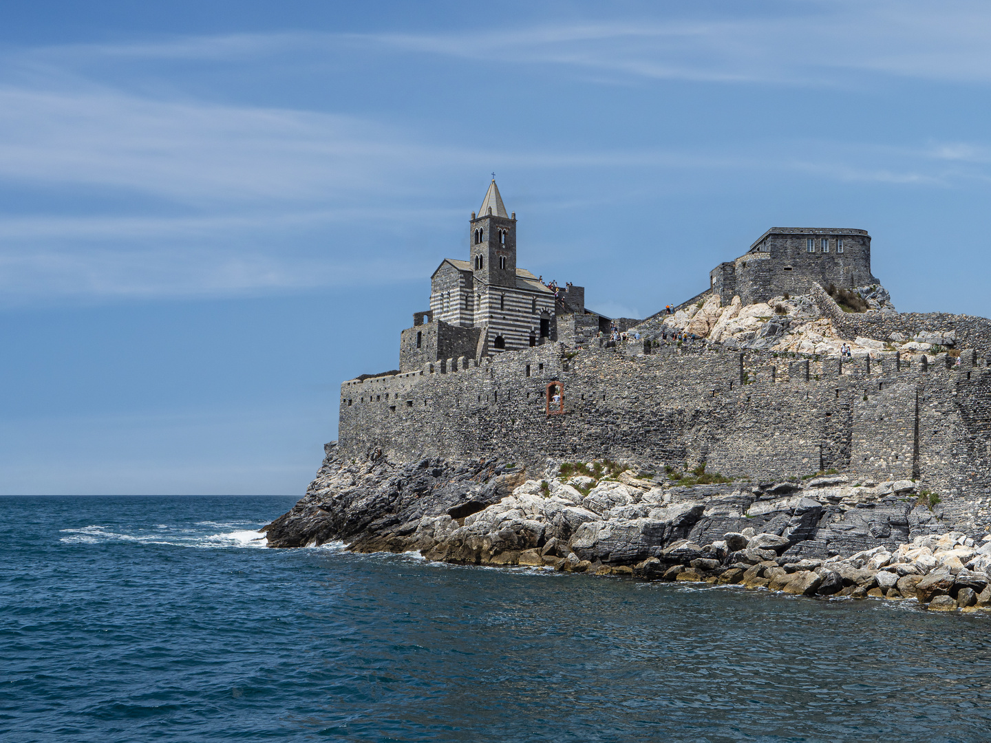 Cinque Terre. Porto Venere. Chiesa San Pietro.