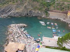 Cinque Terre - Vernazza Hafen/Badebucht