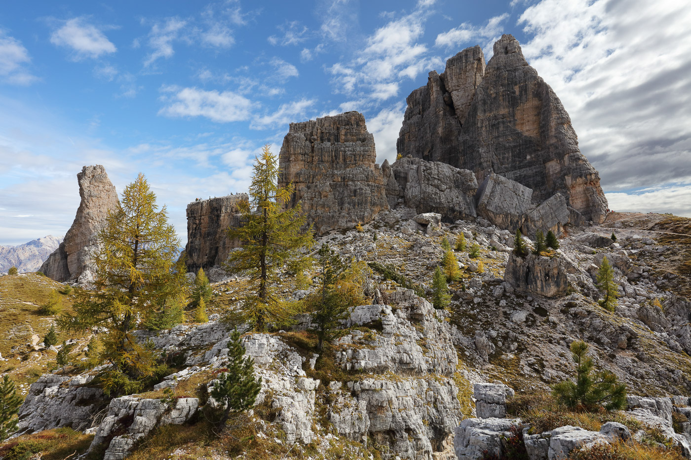 Cinque Torri im Herbst