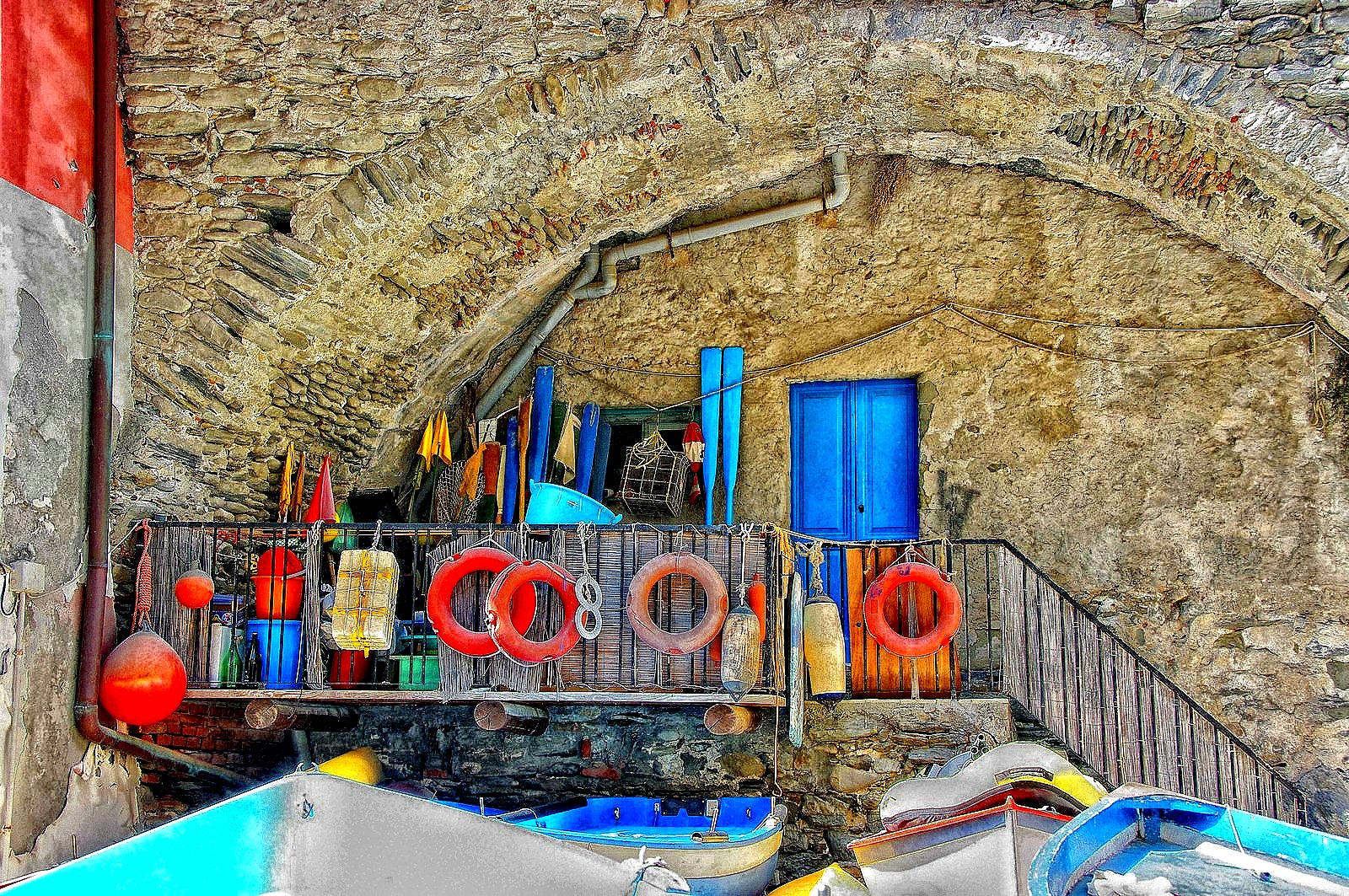 cinqueterre - Riomaggiore in der Bucht