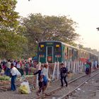 Circle Train in Yangon/Myanmar