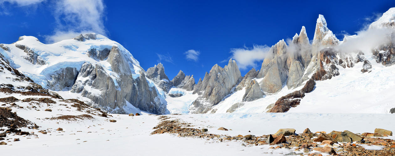 Circo Antares mit der Cerro Torre Gruppe