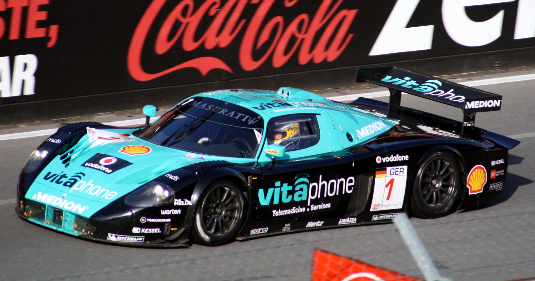 Circuit Zolder Belgien - Michael Bartels im Maserati MC12 Start-Nr. 1