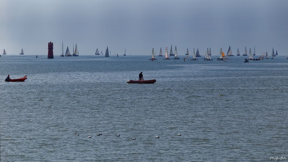 Circulation des bateaux devant La Rochelle / Bootsverkehr vor La Rochelle