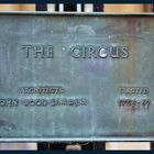 Circus Bath Informationsschild