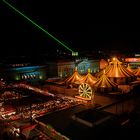 Circus Flic Flac auf dem Friedrichsplatz in Kassel mit Laser