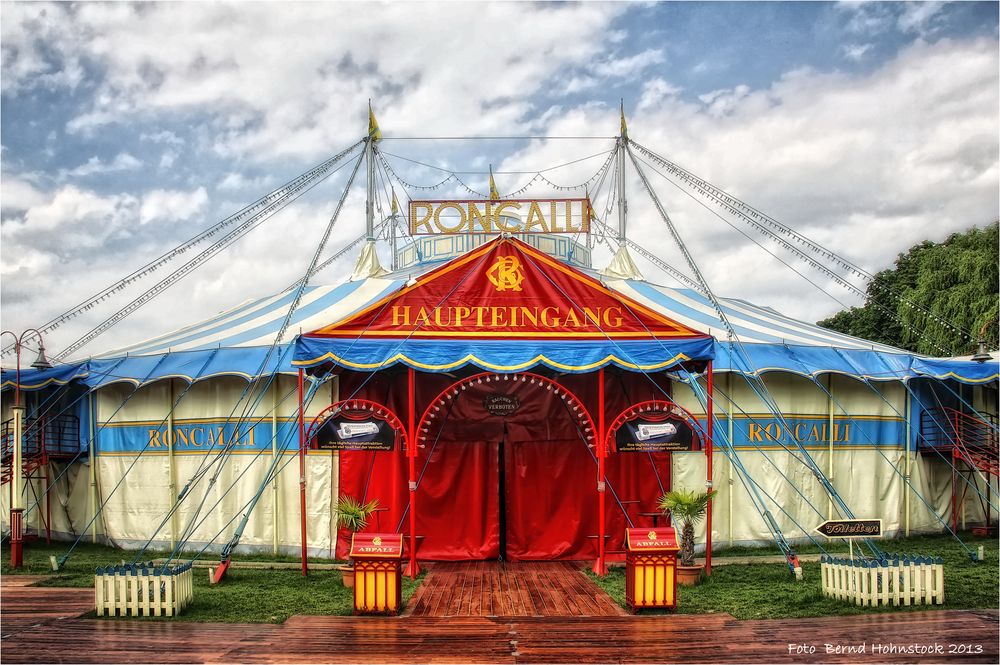 Circus Roncalli gastierte in Düsseldorf ....