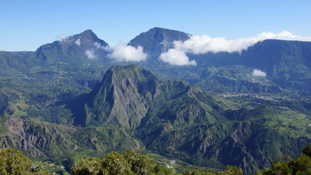 Cirque de Salazie von Gite de Belouve aus