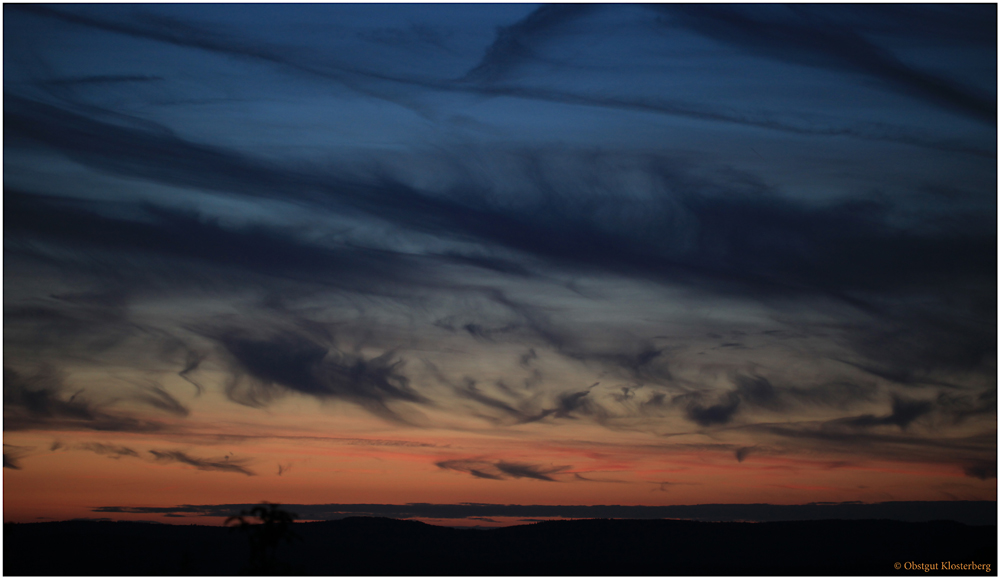 Cirren nach den Sonnenuntergang