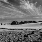 Cirrus über den Tassili  Bergen