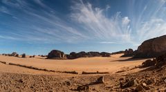 Cirrus über der Sahara 