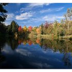 Cirrus Wolken und Indian Summer