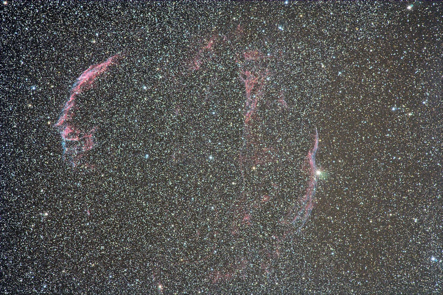 Cirrusnebel (NGC 6960 + NGC 6974 + NGC 6979 + NGC 6992 + NGC 6995 + IC 1340)