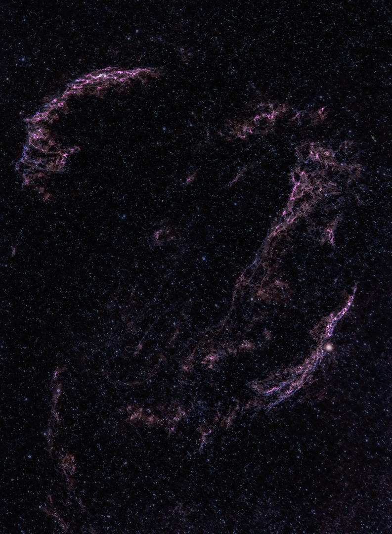 Cirrusnebel (Veil Nebula) im Sternbild Schwan