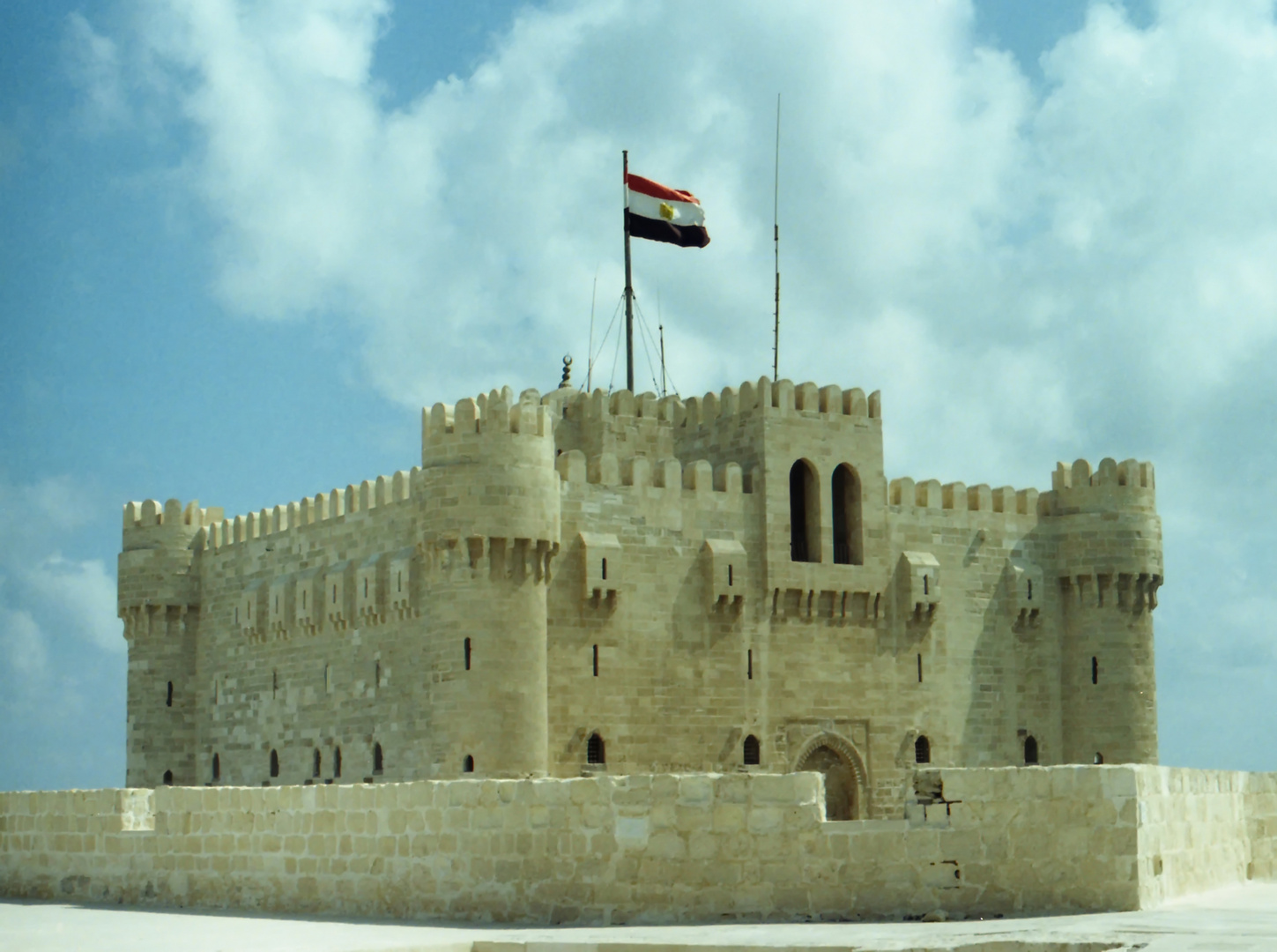 Citadel fort Kaita Bay. Alexandria. Egypt.