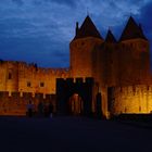 Cité de Carcassonne bei Nacht