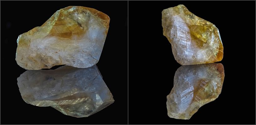 Citrin aus verschiedenen Ansichten