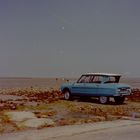 Citroen Ami 6 im Jahr 1989 an der Passage du Gois in Frankreich