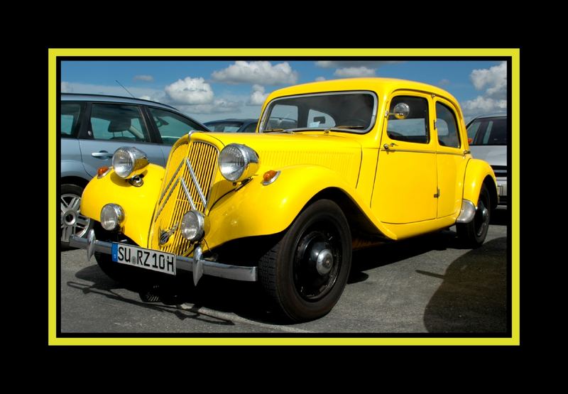 Citroën Traction jaune made in germany