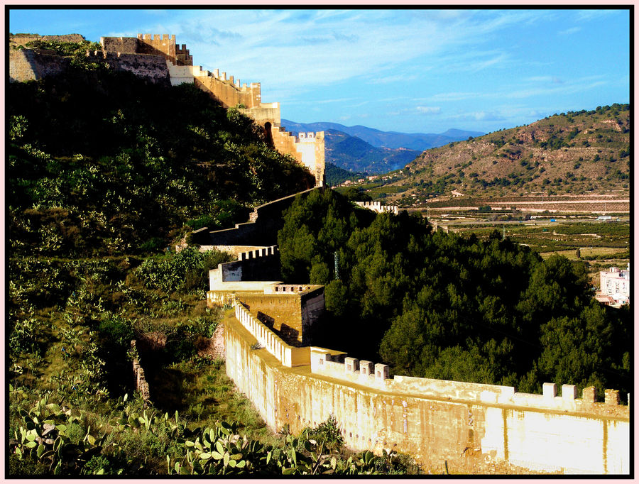 Città fortificata a Sagunto "Spagna" Dicembre 2008