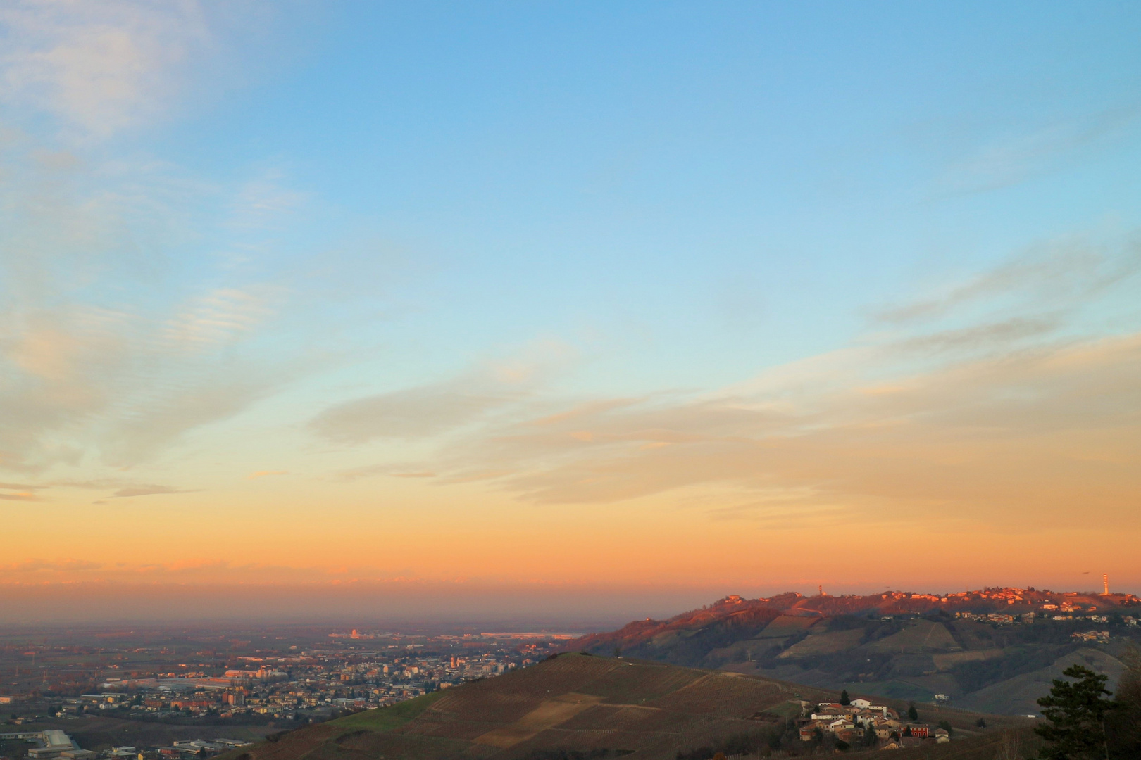 City and Hills