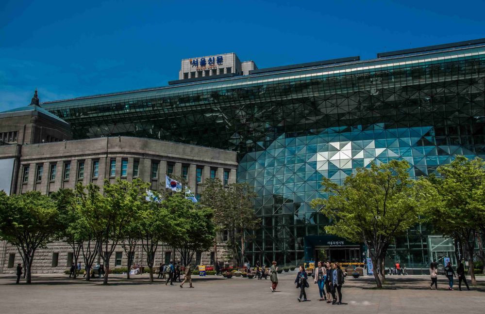 City Hall im Zentrum von Seoul