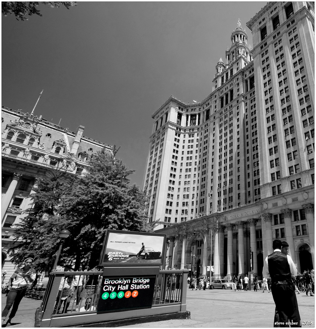 City Hall Plaza, Summer Afternoon