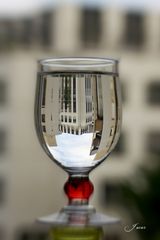 City in glass