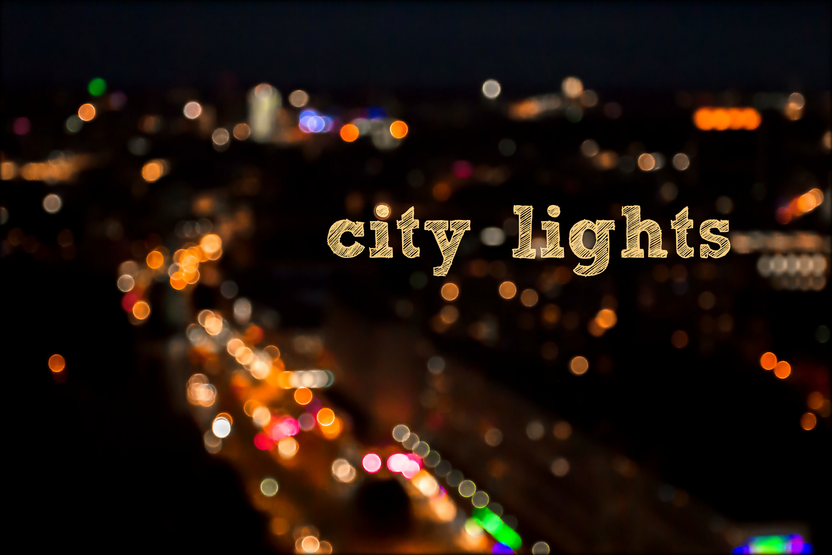 city lights