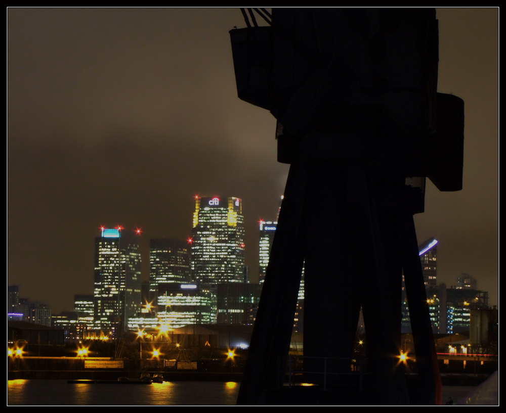 City lights - London Docklands