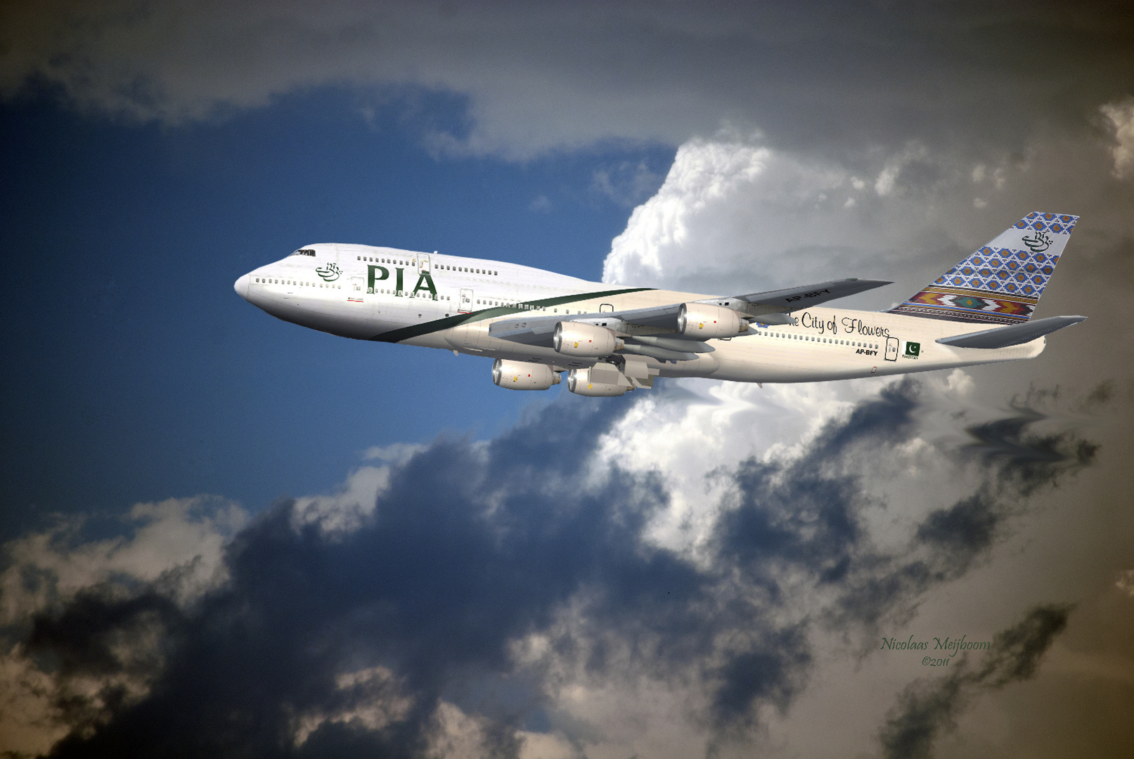 City of Flowers PIA, AP-BFY Boeing 747-367