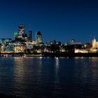 City of London at night