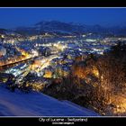 City of Lucerne with Alps - Switzerland