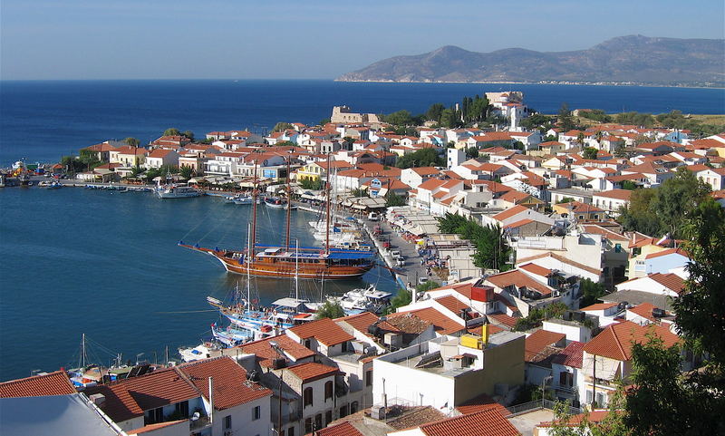 city of Pythagorio at Samos