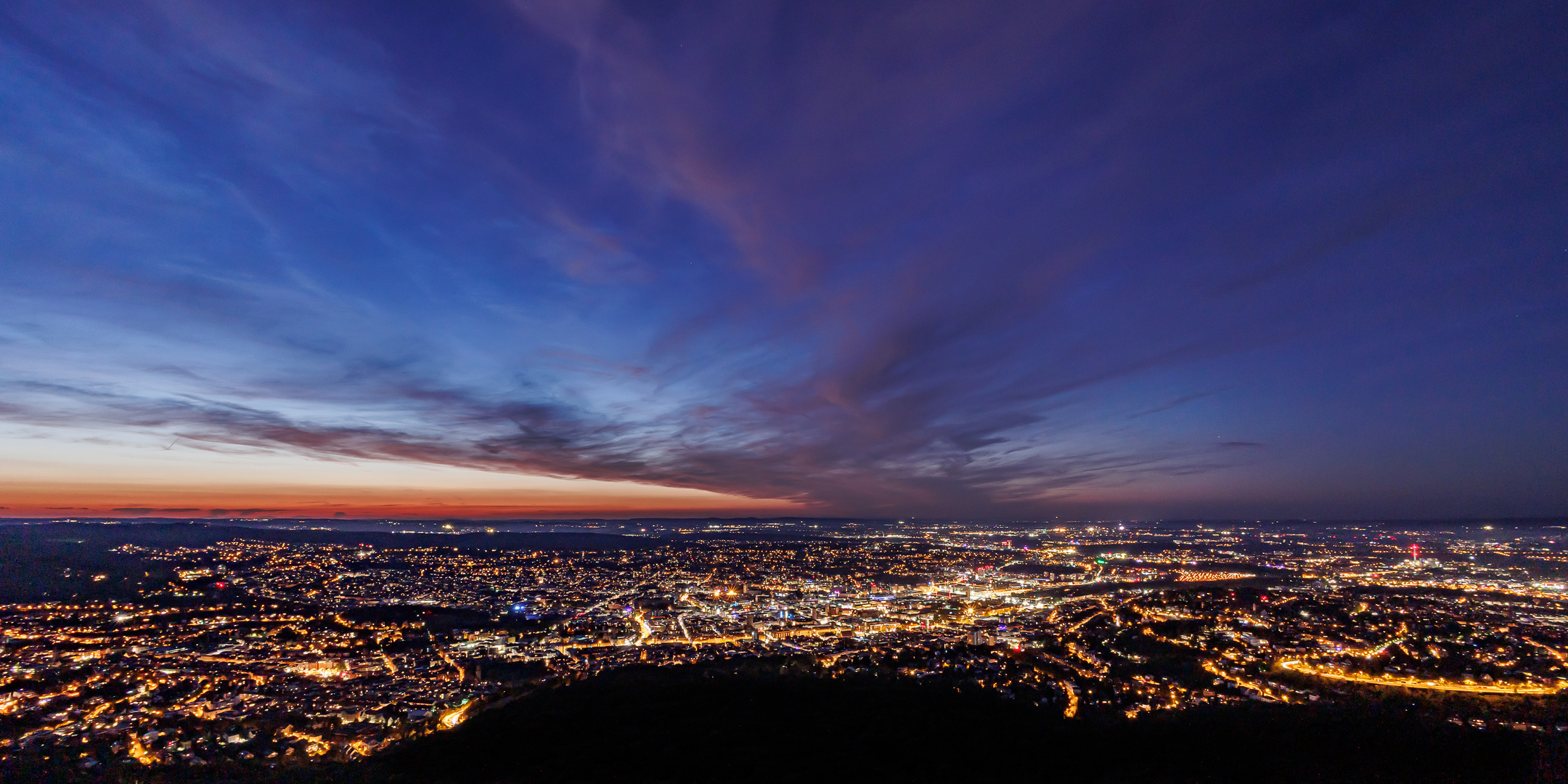 City of Stuttgart night view