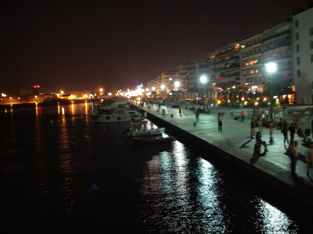 City of Volos by night