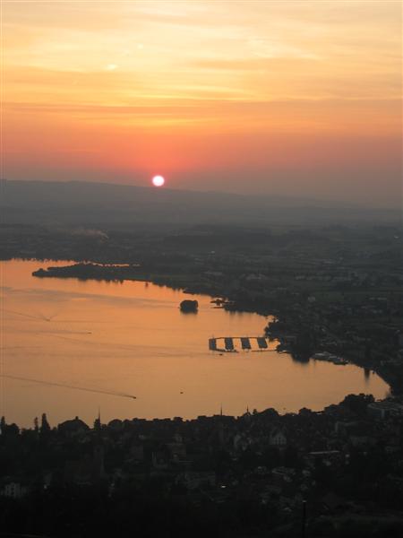 City of Zug at dask