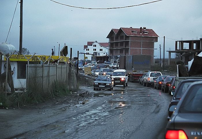 City traffic - Pristina