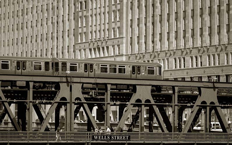 City Train in Chicago