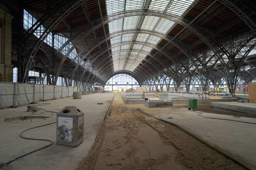 City-Tunnel Baustelle Hbf