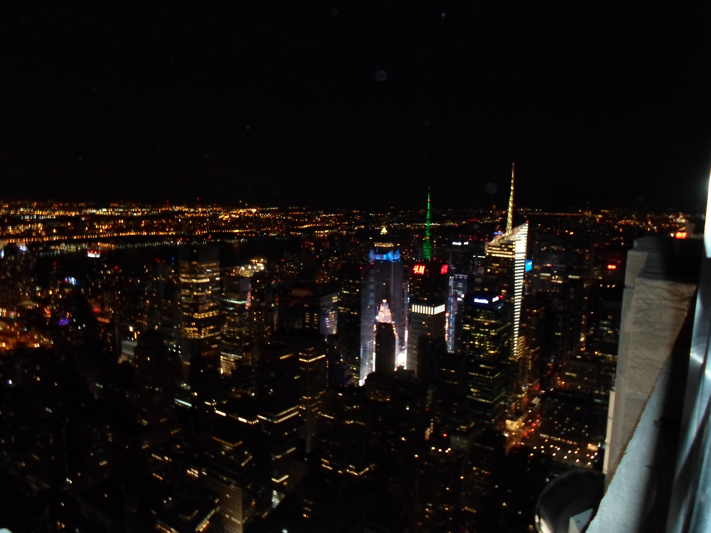City View of New York at Night