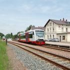 Citybahn Chemnitz in Lichtenstein Bahnhof